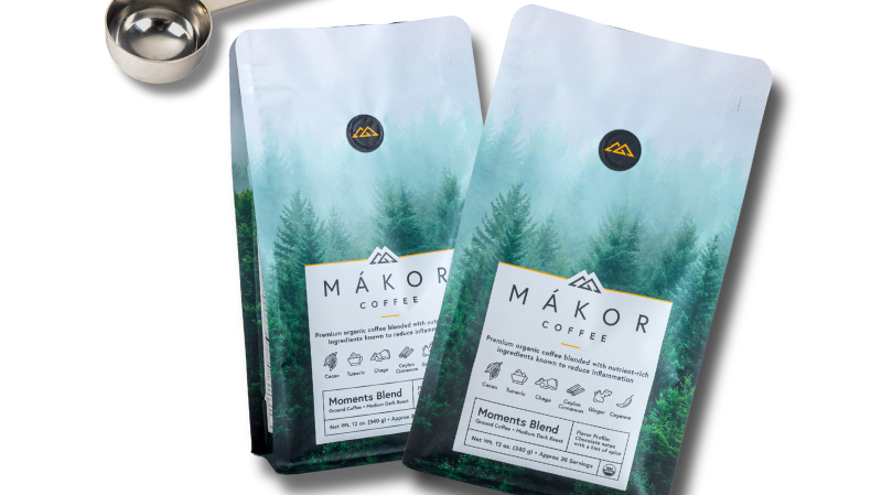 Mákor coffee bag with scoop