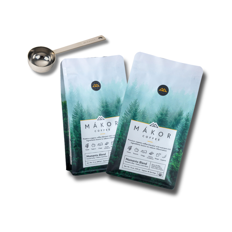 Mákor coffee bag with scoop